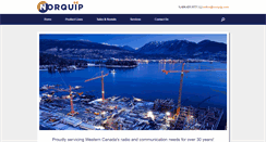 Desktop Screenshot of norquip.com